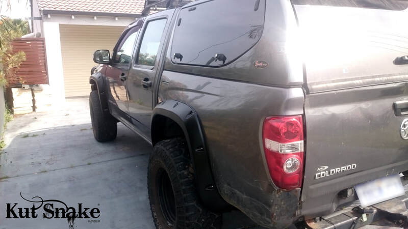 Kut Snake Flares for Holden Colorado RC 2008-2011 ABS