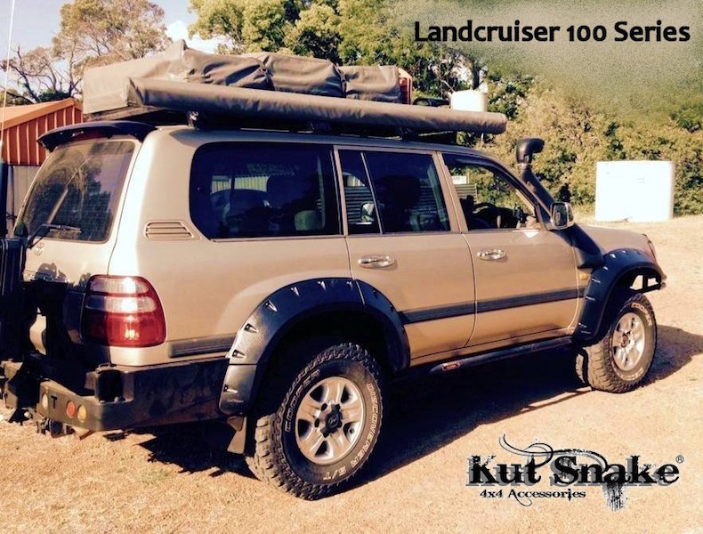 Kut Snake Flares for Toyota Landcruiser 100 Series Monster ABS