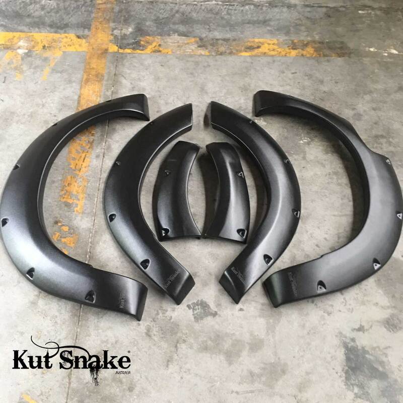 Kut Snake Flares for Nissan Navara NP300 ABS Slimline 50mm ABS