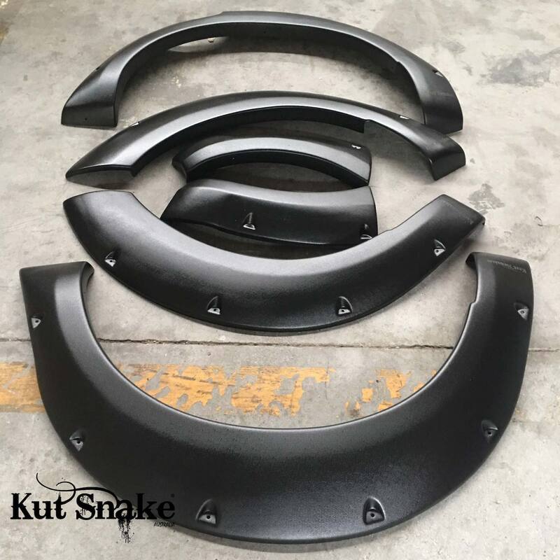 Kut Snake Flares for Nissan Navara NP300 ABS Slimline 50mm ABS