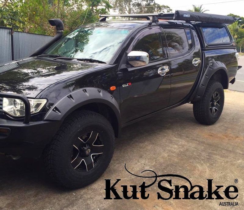 Kut Snake Flares for Mitsubishi Triton ML / MN 2006-2015 ABS
