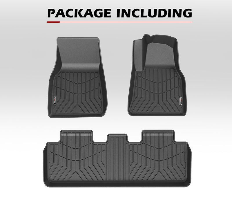 KIWI MASTER 3D TPE Car Floor Mats Fit Tesla Model Y 2022-ON