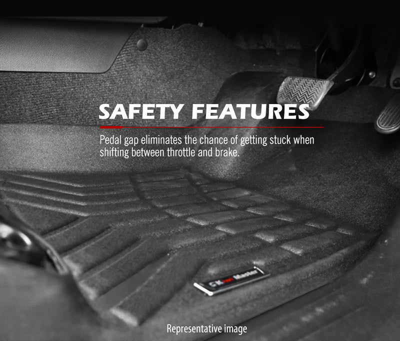 KIWI MASTER 3D TPE Car Floor Mat for Ford Ranger 2023+ Next Gen