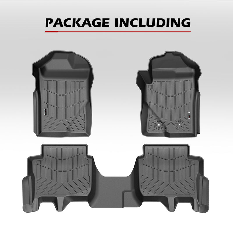 Kiwi Master 3D TPE Car Floor Mats Liner For Ford Everest 2022+