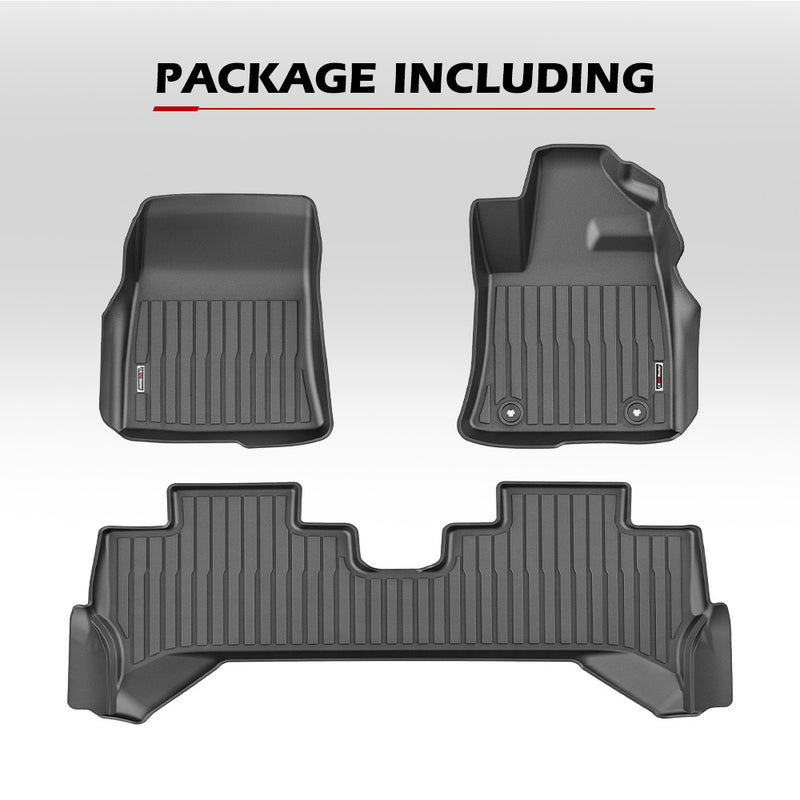 Kiwi Master 3D TPE Car Floor Mats For BYD Shark 6 2024-ON RHD All-Weather