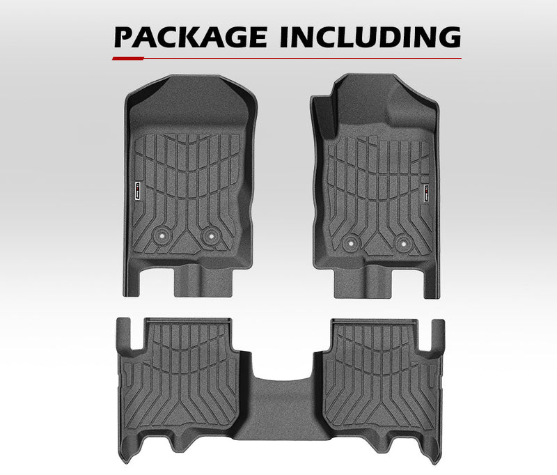 KIWI MASTER 3D TPE Car Floor Mats Fit Ford Everest 2015-2022