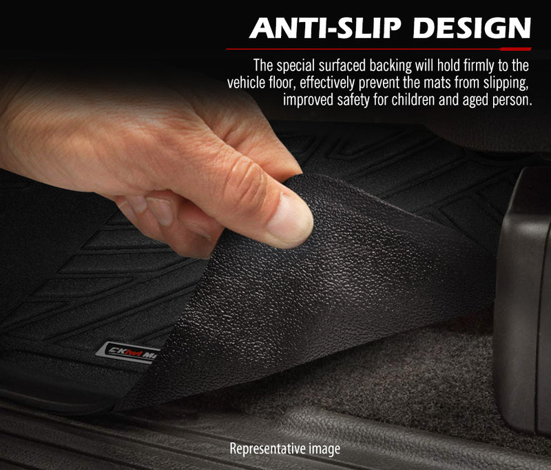 KIWI MASTER 3D TPE Car Floor Mats Liner fit Toyota Landcruiser Prado 150 MY 2013-Current