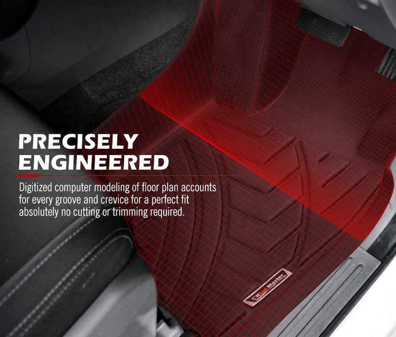 KIWI MASTER 3D TPE Car Floor Mat for Ford Ranger Wildtrak Raptor 2011-MY2022 PX PX2