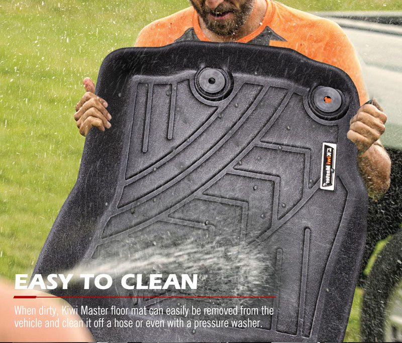 KIWI MASTER 3D TPE Car Floor Mats Liner fit Mitsubishi Outlander MY 2007-2021