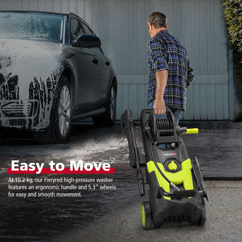 2700W Peak High Pressure Washer Cleaner Green 4200PSI + 10PCS Car Cleaning Kit
