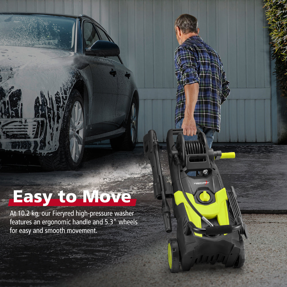 2700W Peak High Pressure Washer Cleaner Green 4200PSI + 18PCS Car Cleaning Kit