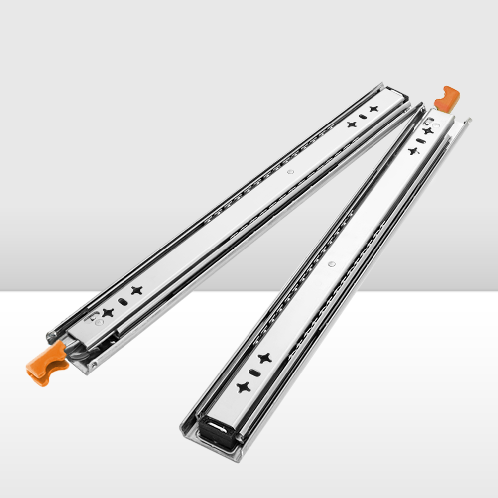 San Hima 2x 125kg Locking Drawer Slides / Runners 356mm to 1016mm
