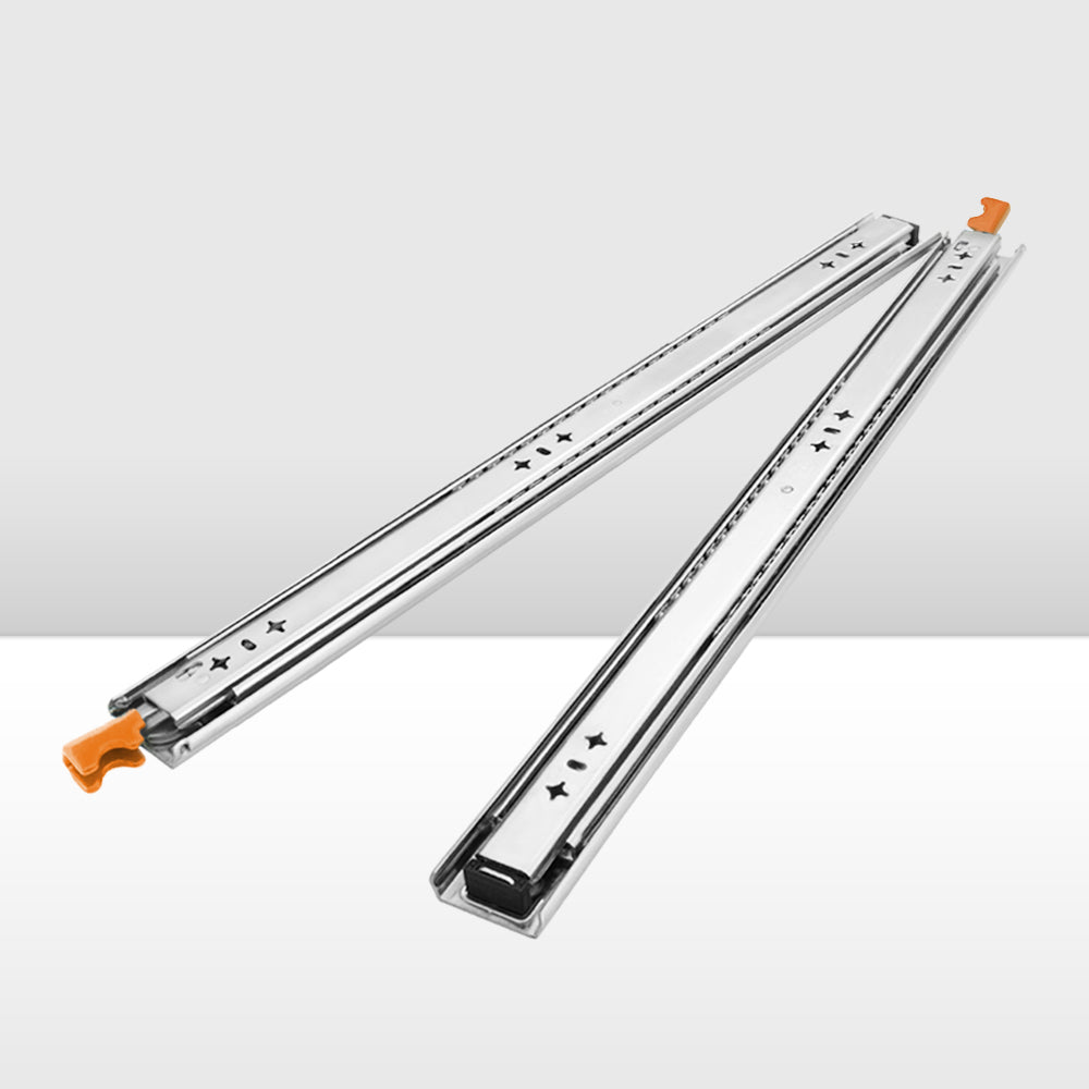 San Hima 2x 125kg Locking Drawer Slides / Runners 356mm to 1016mm