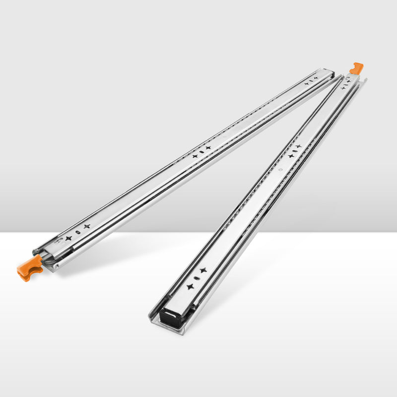 San Hima 2x 125kg Locking Drawer Slides / Runners 356mm to 1016mm