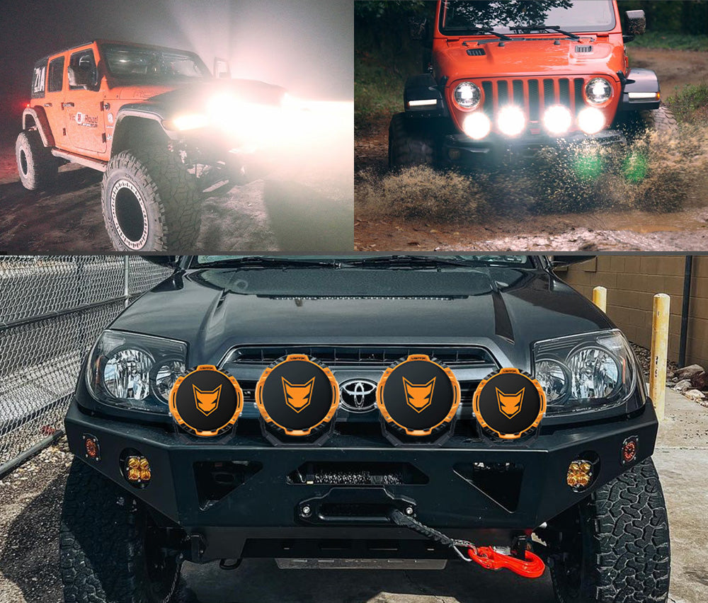 LIGHTFOX Starrix 7 inch+9 inch Osram LED Driving Lights