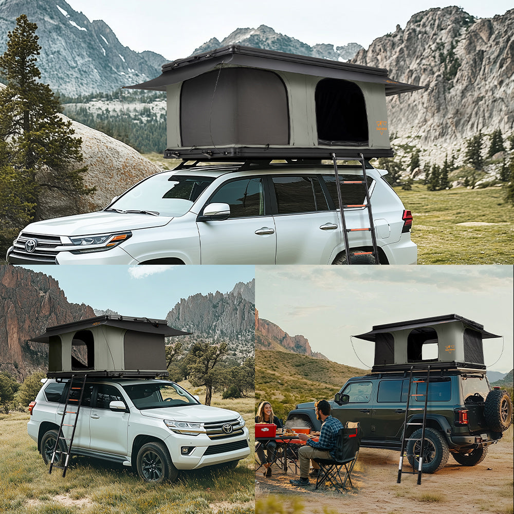 San Hima Gibb Rooftop Tent Hardshell With Ladder Outdoor Waterproof Camping 4X4