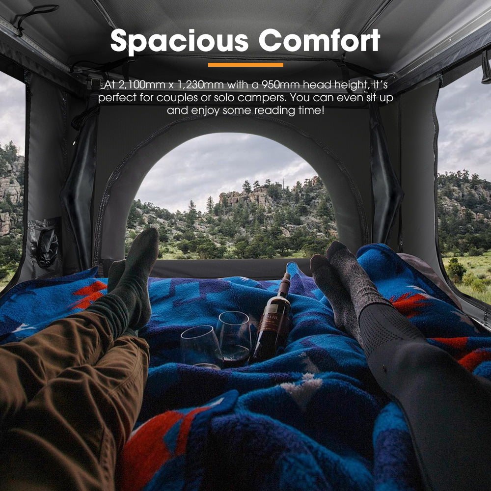 San Hima Jervis Loft Rooftop Tent Pop Up Hardshell With Ladder Waterproof 4WD