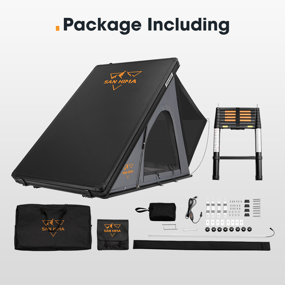 San Hima Kalbarri Lite Roof Top Tent Hardshell With Ladder Camping 4WD