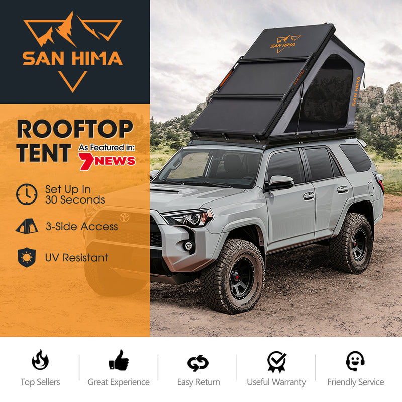 San Hima Kalbarri Gen 2 Rooftop Tent Hardshell With Ladder Camping 4WD 4x4