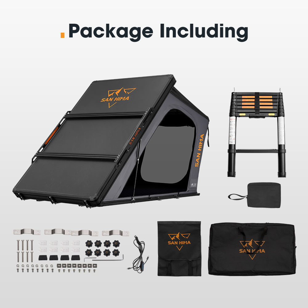 San Hima Kalbarri Gen 2 Rooftop Tent Hardshell With Ladder Camping 4WD 4x4