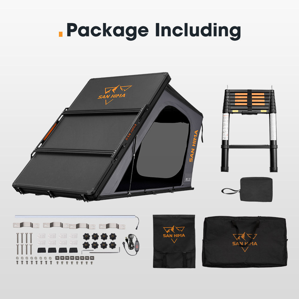 San Hima Kalbarri Gen 2 Rooftop Tent Hardshell With Ladder Camping 4WD 4x4