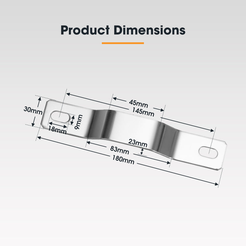 Pair of Replacement Brackets Fit San Hima Kalbarri X/Gen2/Lite Gen2/Side Gen2, Gibb, Jervis & Jervis Pro Roof Tent