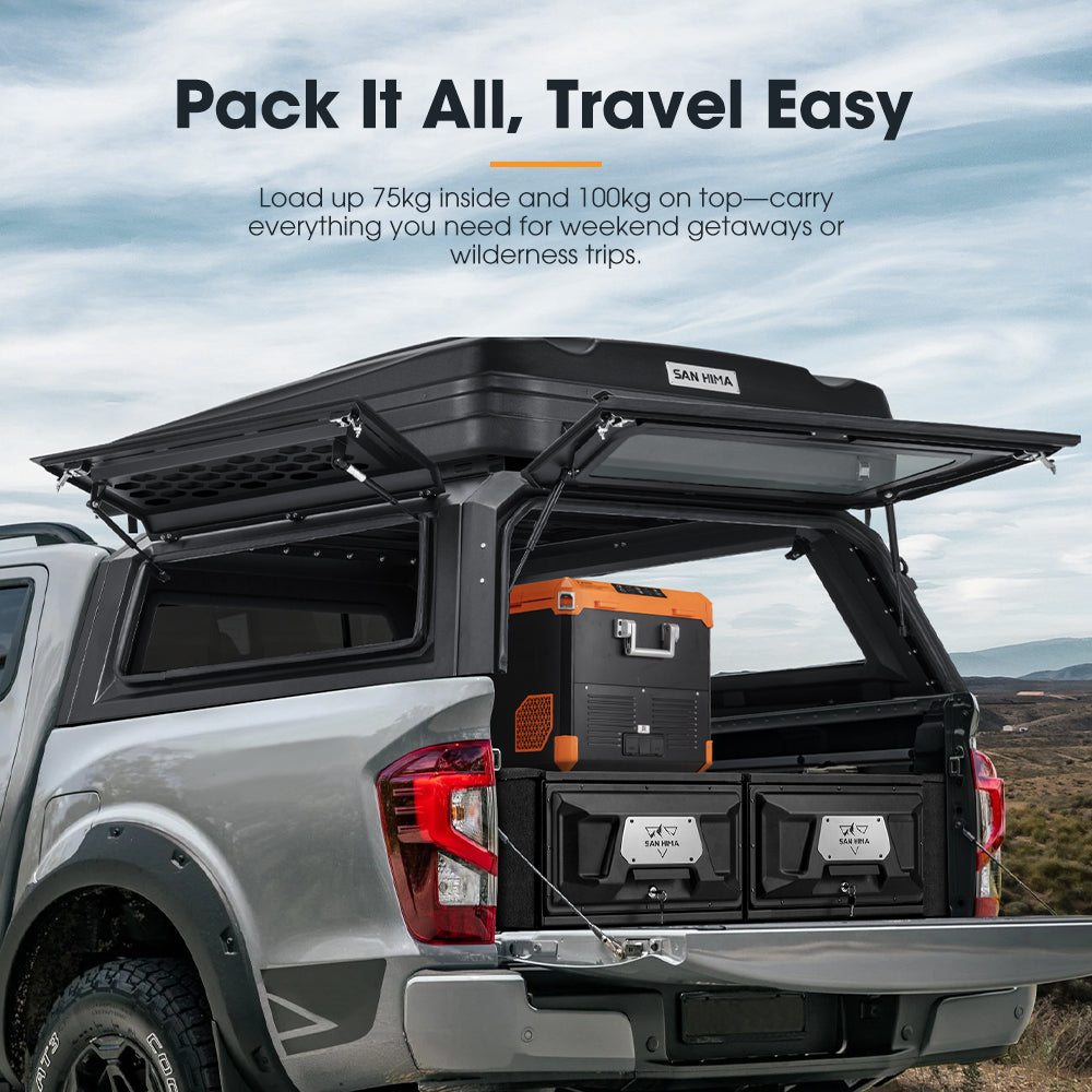 San Hima Lightweight 900MM 4WD Rear Drawer Vehicle Storage Lockable