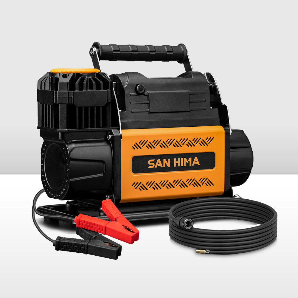 San Hima 12V Single Cylinder Air Compressor 200L/min 150PSI Portable Digital