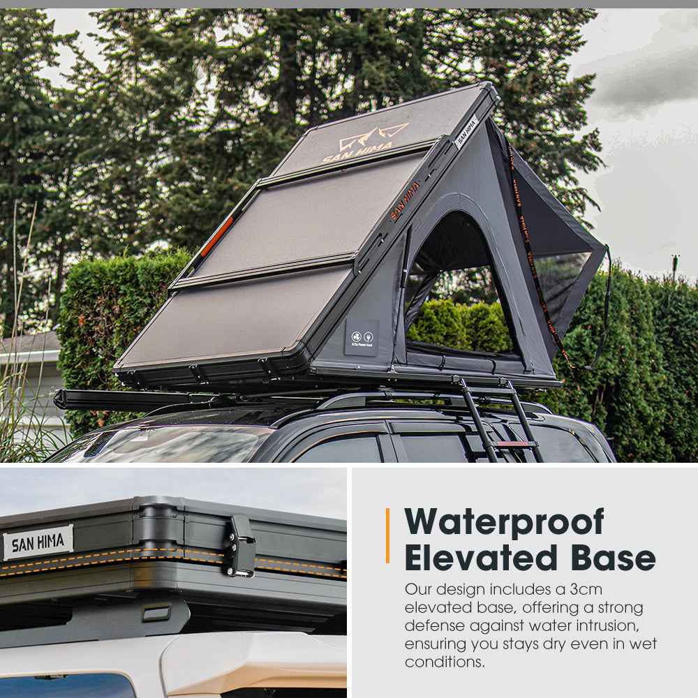 San Hima 270° Awning Driver Side + Rooftop Tent + Rack + Chair + 2xRecovery Boards