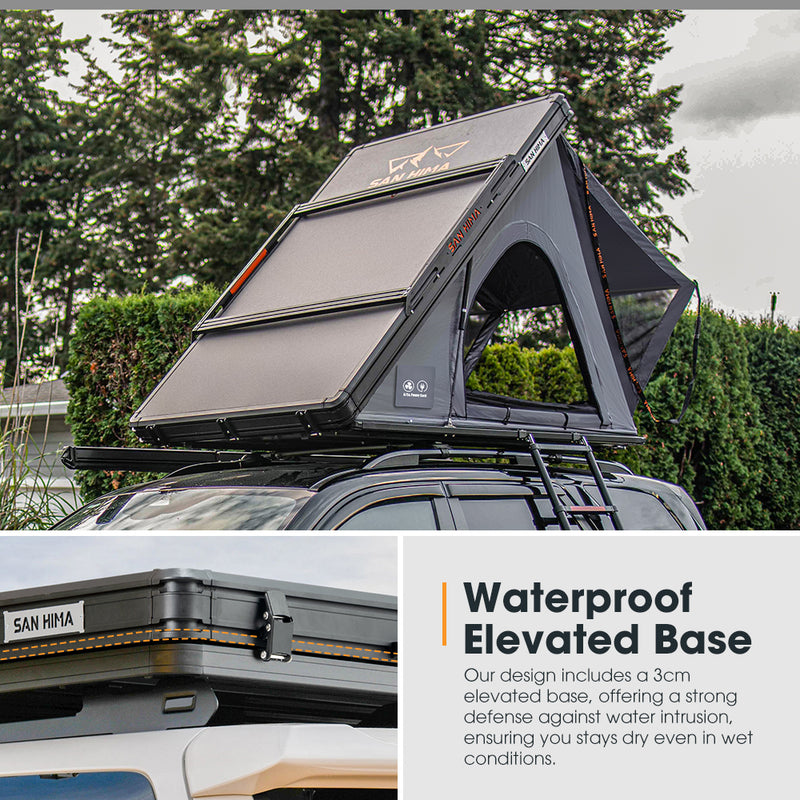 San Hima 270° Awning Driver Side + Rooftop Tent + Rack + Chair + 2xRecovery Boards