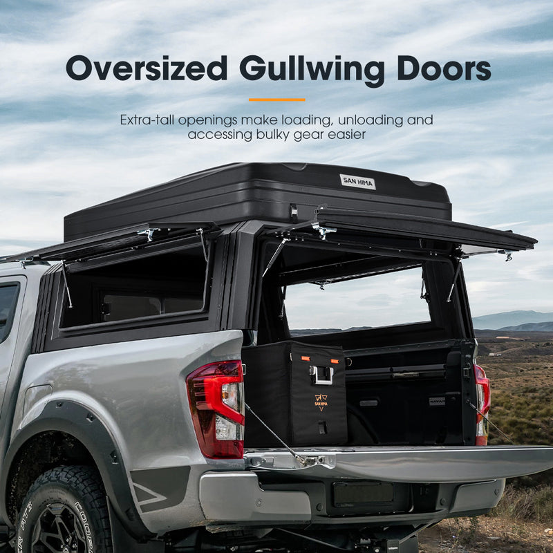 San Hima UTE Tub Canopy Fit Isuzu D-Max 2012-2020 Dual Cab W/ Rivet Gun