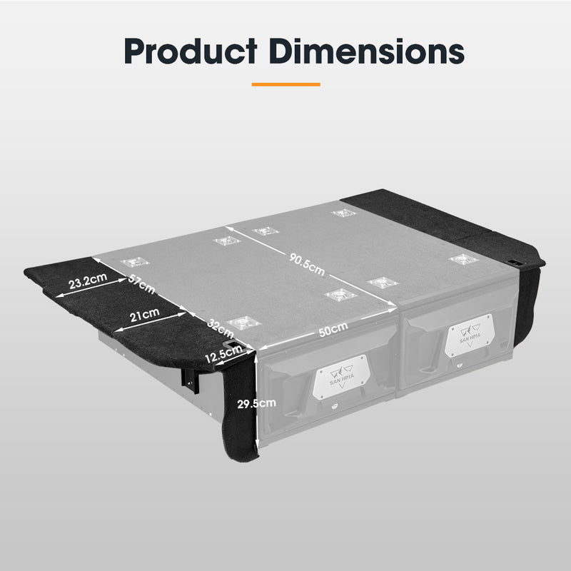 San Hima Drawer Wing Kit For Toyota Landcruiser 100 Series