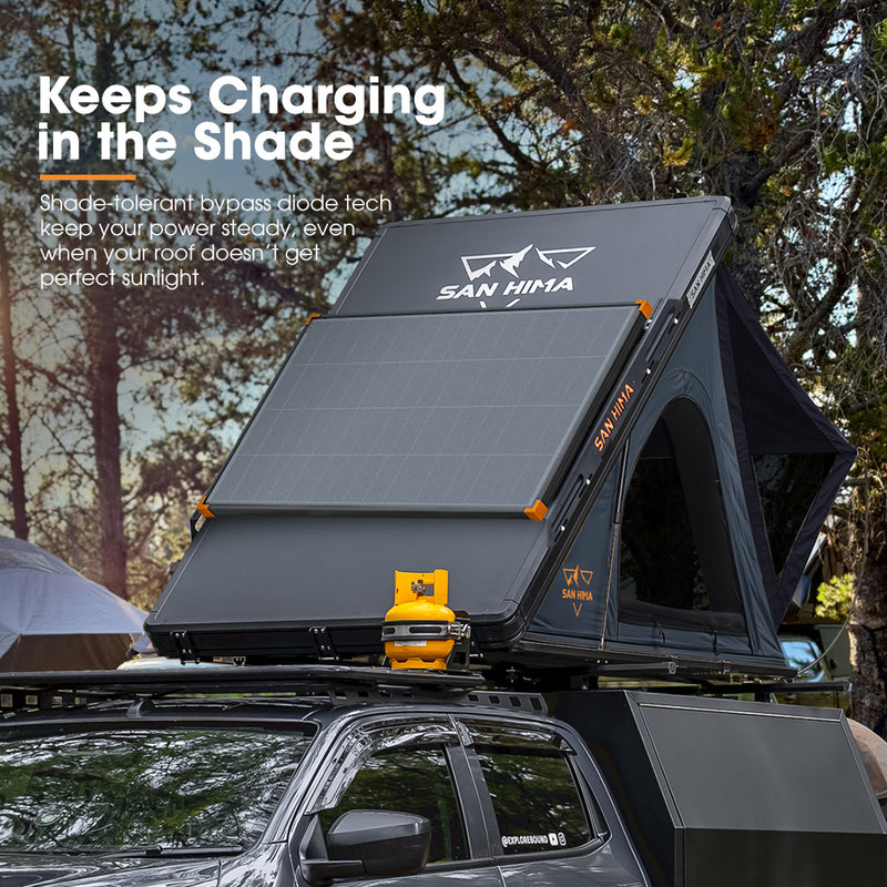 San Hima 4X 200W Mono-HPBC Fixed Solar Panel Power Bypass Camping Caravan