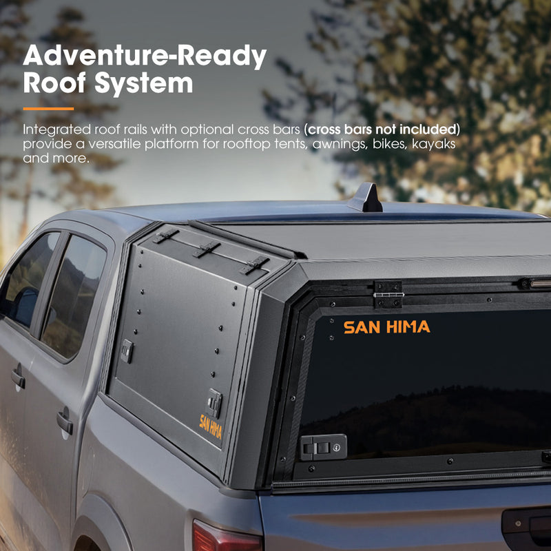San Hima UTE Tub Canopy Fit Nissan Navara NP300 2021-On Dual Cab Excludes Pro-4X