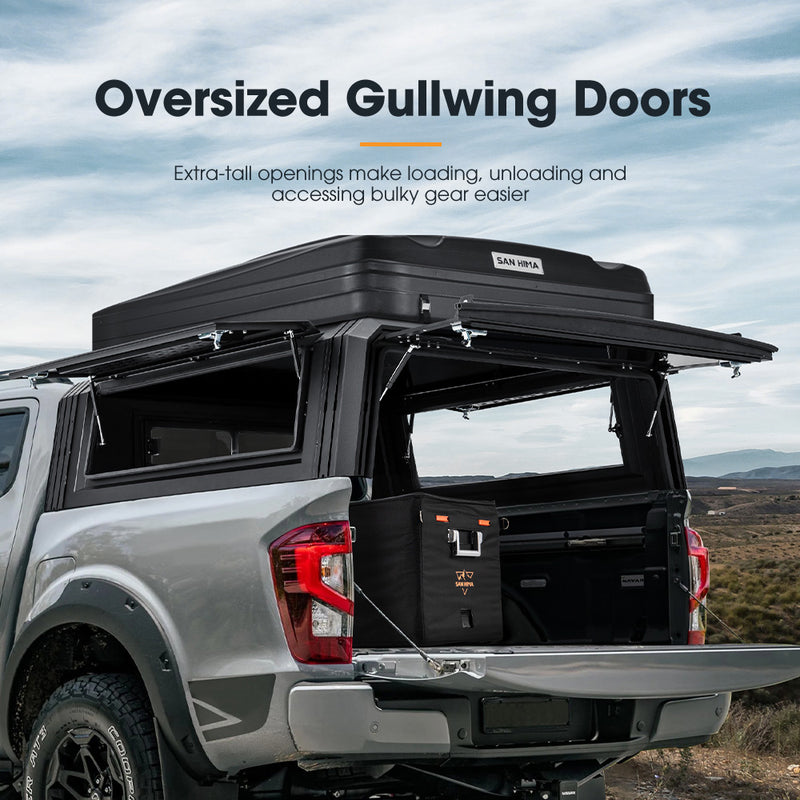 San Hima UTE Tub Canopy Fit Nissan Navara NP300 2021-On Dual Cab Excludes Pro-4X