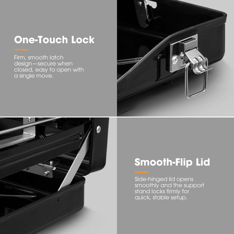 San Hima Camping Gas Stove Portable 3-Burner Outdoor BBQ Cooking 20400 BTU