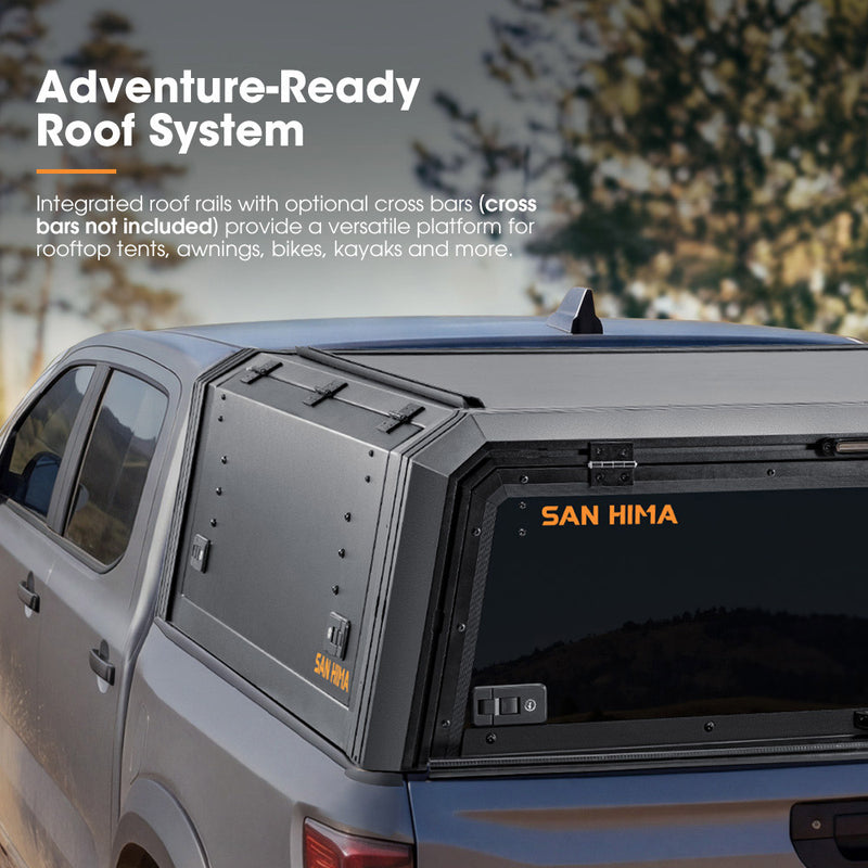 San Hima UTE Tub Canopy Fit Ford Next-Gen Ranger 2022-On Dual Cab W/ Rivet Gun