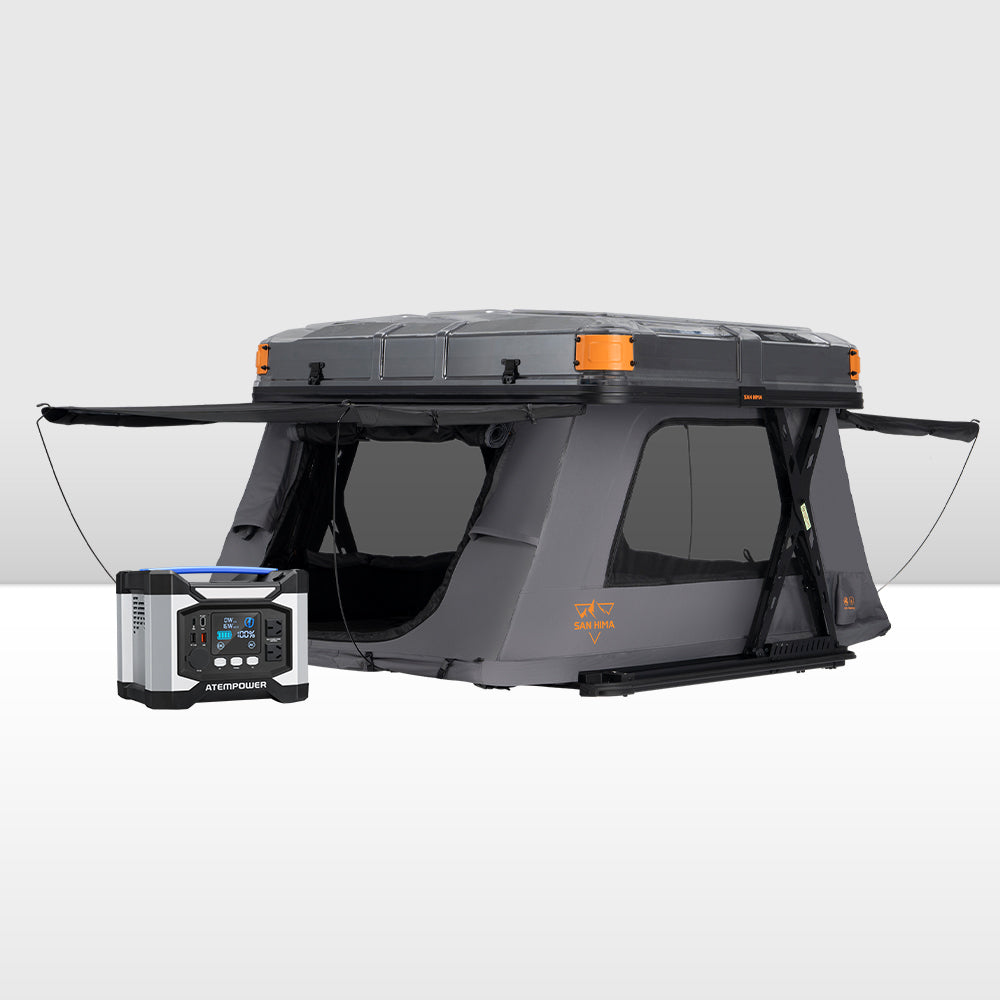 San Hima Kosci E-rise Electric Rooftop Tent Hardshell Automatic Camping Outdoor