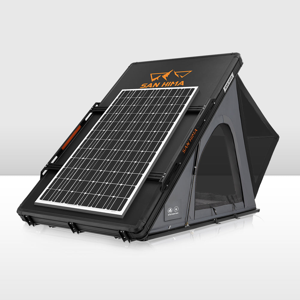 San Hima Kalbarri Lite Gen 2 Rooftop Tent Grey+250W Solar Panel+Ladder & Rack