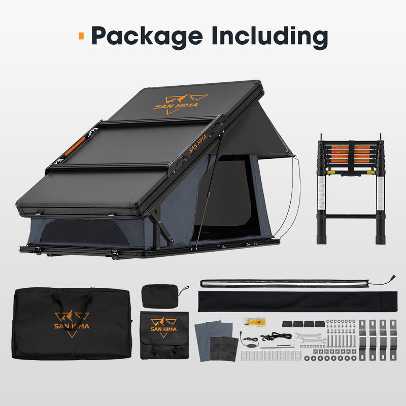 San Hima Kalbarri X Rooftop Tent Hardshell With Ladder Camping 4WD 4x4