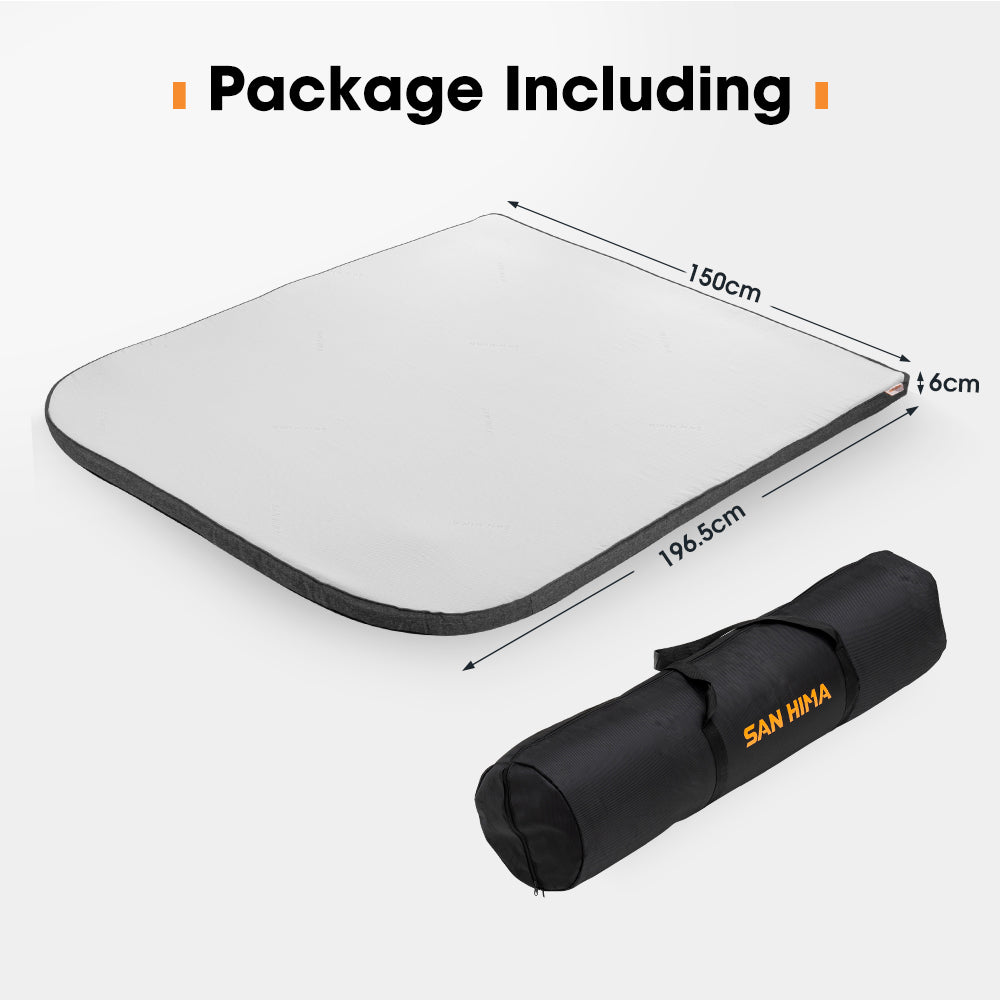 San Hima Caravan Mattress Topper Double Size Queen Size Mat RV Bed