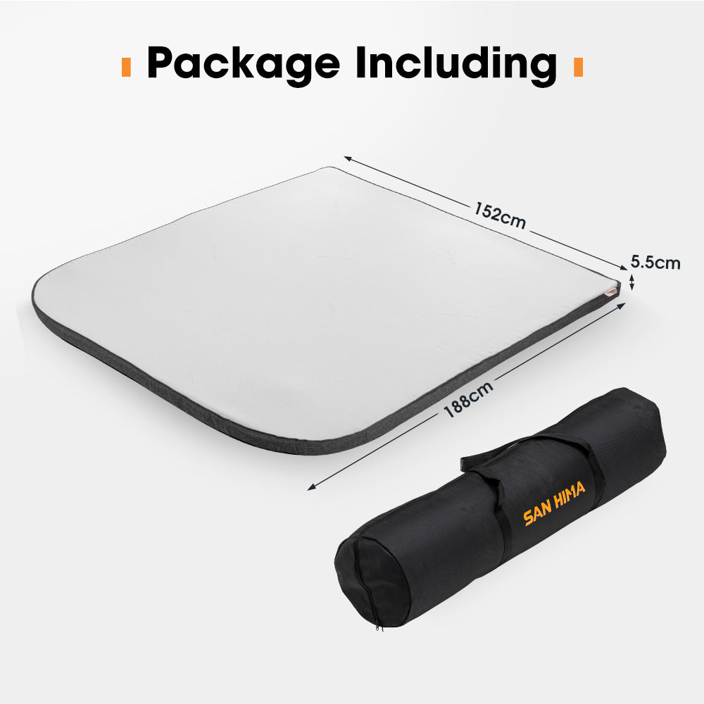 San Hima Caravan Mattress Topper Double Size Queen Size Mat RV Bed