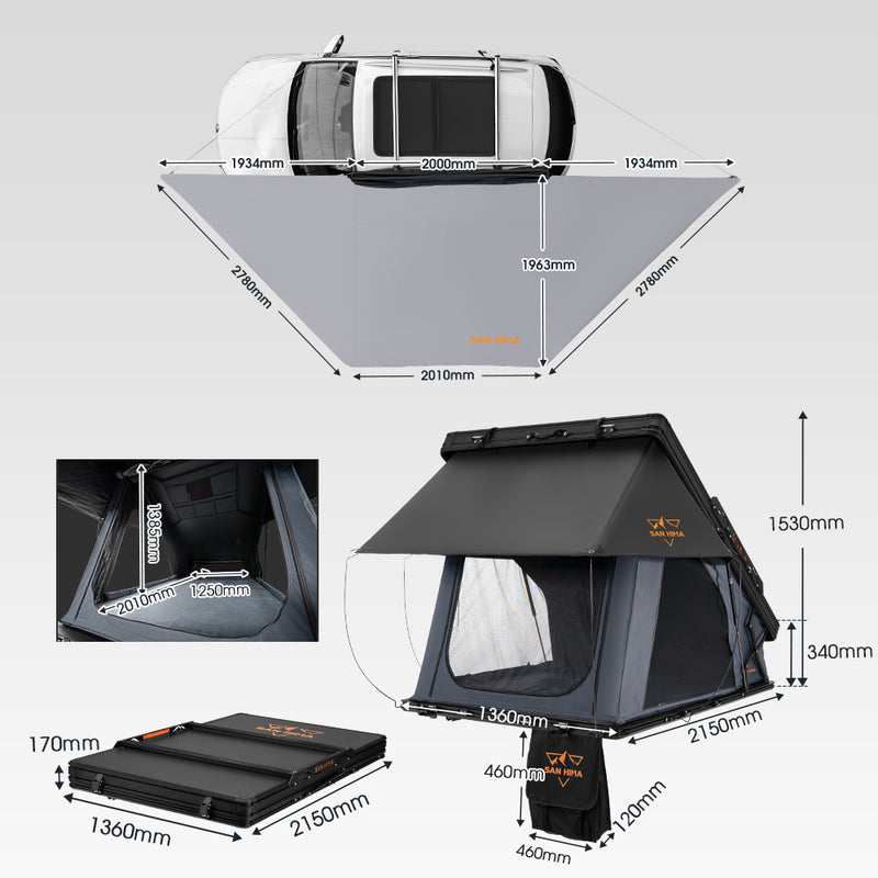 San Hima Kalbarri X & 180° Awning & Chairs Value Bundle