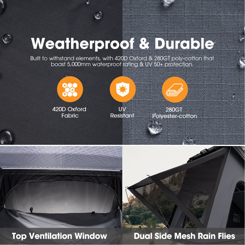 San Hima Kalbarri Lite Gen 2 Rooftop Tent & 180° Side Awning Bundle Saver