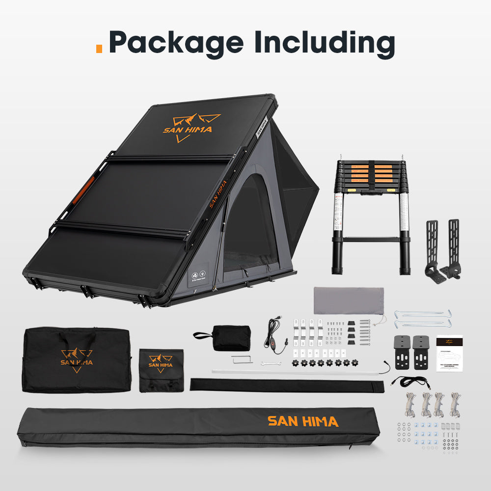 San Hima Kalbarri Lite Gen 2 Rooftop Tent & 180° Side Awning Bundle Saver