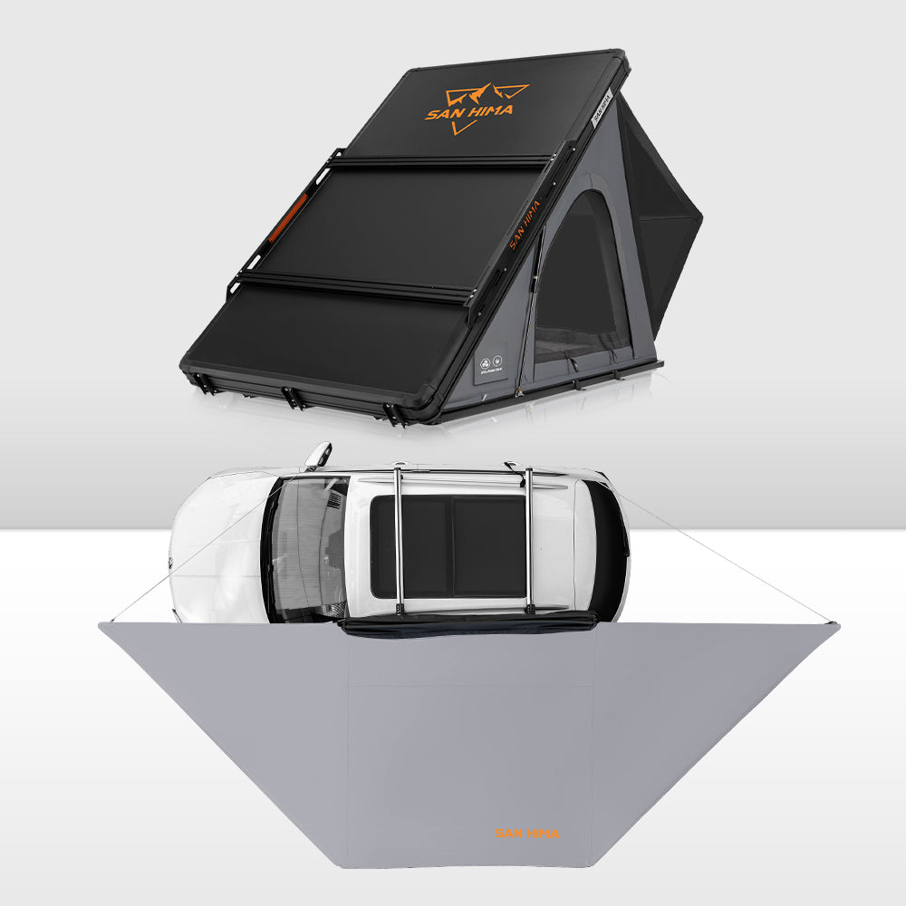 San Hima Kalbarri Lite Gen 2 Rooftop Tent & 180° Side Awning Bundle Saver