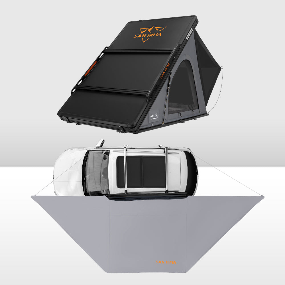 San Hima Kalbarri Lite Gen 2 Rooftop Tent & 180° Side Awning Bundle Saver
