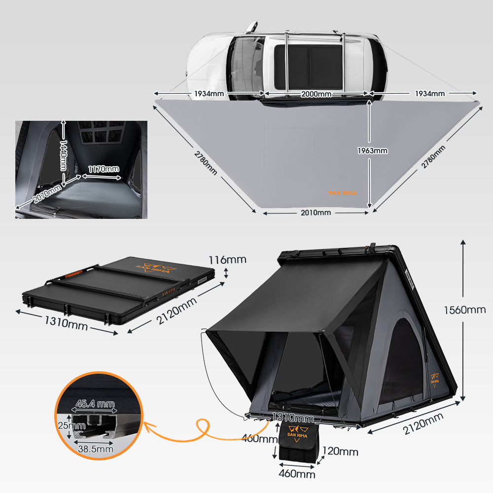 San Hima Kalbarri Lite & 180° Awning & Chairs Value Bundle