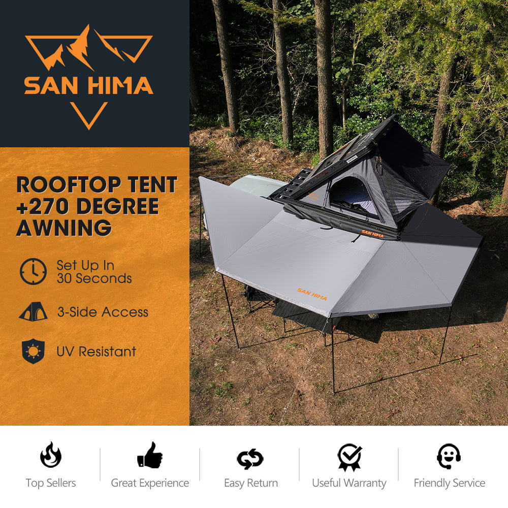 San Hima Kalbarri Lite & 270° Awning & Chairs Value Bundle