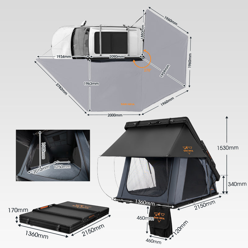 San Hima Kalbarri X & 270° Side Awning Bundle Saver